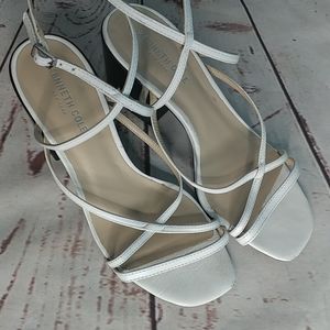 Kenneth Cole Elegant White Strappy Sandals